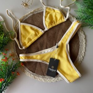Biquíni Margarida - Amarelo Vanilha