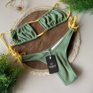 Biquíni Dália - Verde Flora