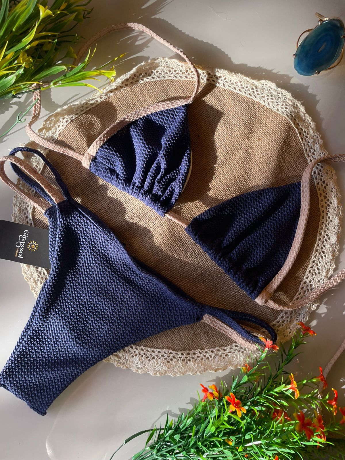 Biquíni Orquídea - Azul Capri