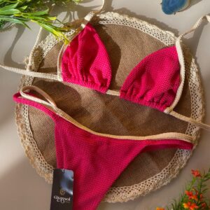 Biquíni Orquídea - Rosa Tropical