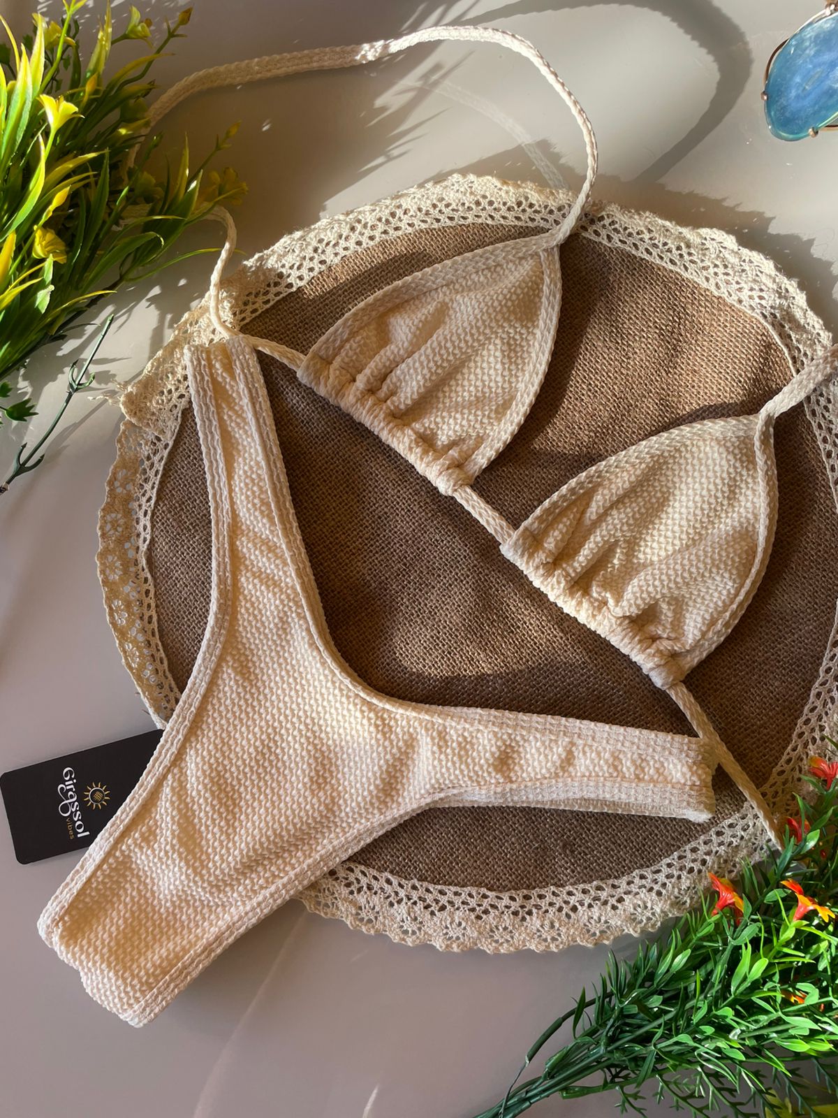 Biquíni Jasmim - Branco Pérola