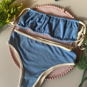 Biquíni Bromélia - Azul Lina